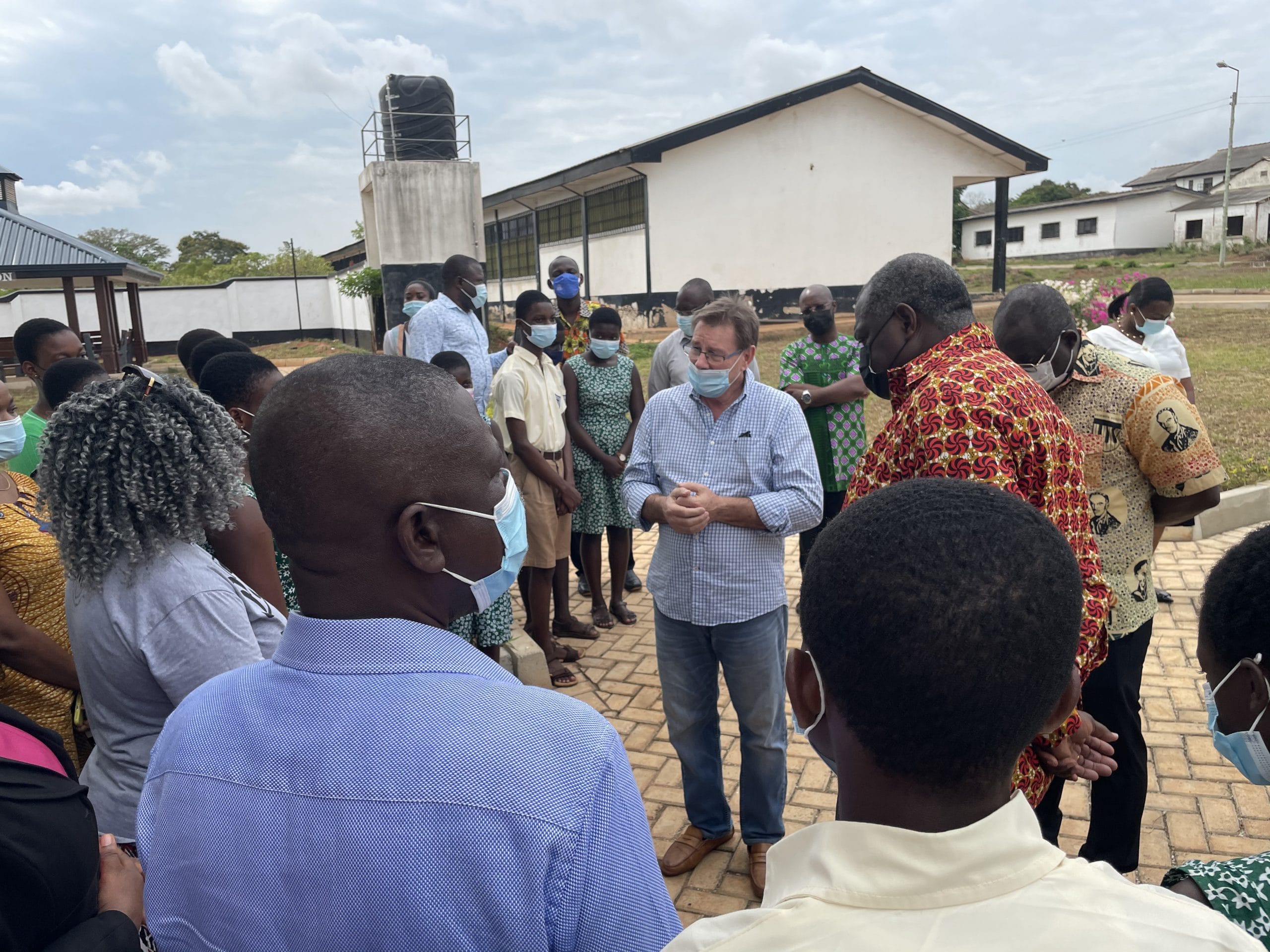 Geodrill donates to Achimota School Science Lab